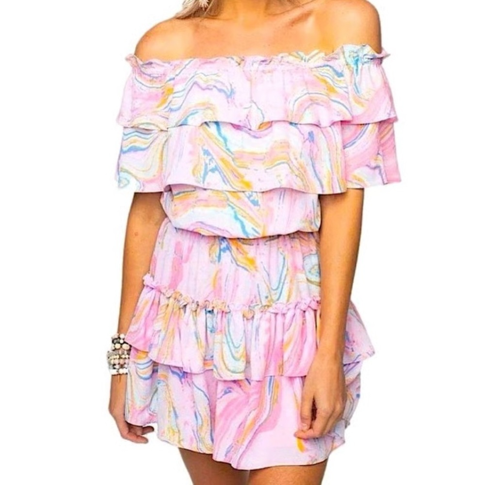 Buddy Love Off the Shoulder Dress